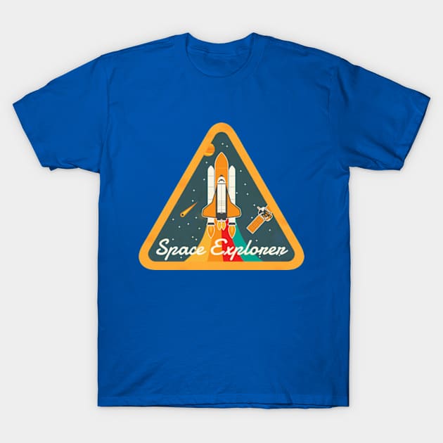 Space Explorer T-Shirt by Plan8